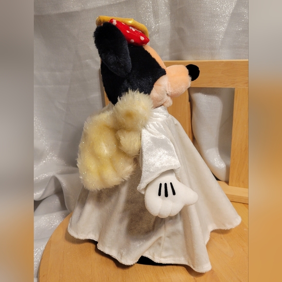 Disney Store Plush Minnie Mouse Angel Tree Topper Vintage 2000 Christmas - Picture 4 of 12